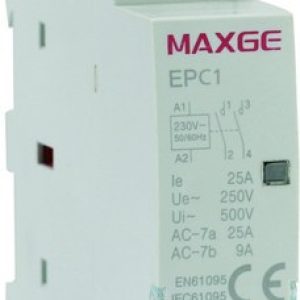 Contactor modular Alpha+ (1 módulo DIN) 2P (2 NO) 25A 230V AC