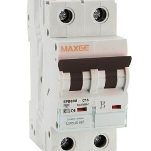 Interruptor magnetotérmico Alpha+ residencial 1P+N 10A curva C 6kA