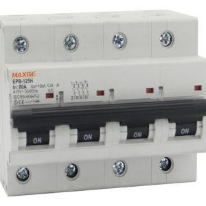 Interruptor magnetotérmico EPB125H Alpha+ 4P 125A curva C 10kA