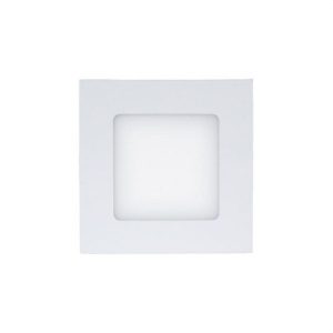 Downlight LED cuadrado empotrable 6W 480lm 6000K blanco