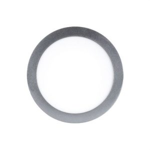 Downlight LED redondo empotrable 18W 1600lm 6000K cromo mate