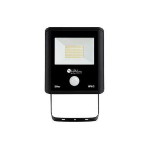 Proyector LED exterior negro SMD 50W 4500lm 120° 6000K IP65