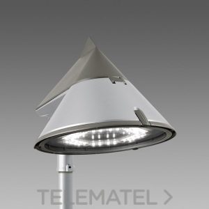 Luminaria vial 1573 VOLO LED 49W CLD CELL gris 9007 grafito