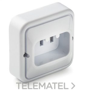 Base unitaria de empotrar 25A con toma de tierra
