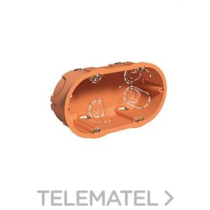 Caja para 2 mecanismos tabiquería hueca IP20