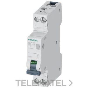 Automático magnetotérmico 230V 6kA, 1+NP/1 C10