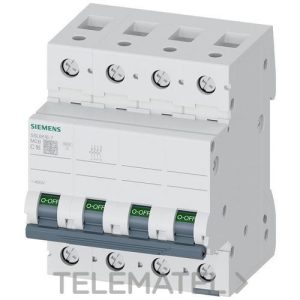 Automático magnetotérmico 400V 6kA 3 polos + neutro polos C 16A