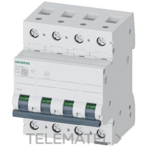 Automático magnetotérmico 400V 6kA 3 polos + neutro polos C 40A