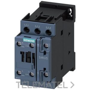 Contactor AC3 5,5Kw 1NA+1NC CA 230V S0 tornillo