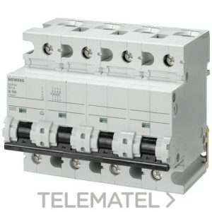 Interruptor automático 70 accesorio 10kA-C 6 módulos 4 polos 100A