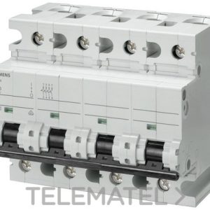 Interruptor automático 70 accesorio 10kA-C 6 módulos 4 polos 80A