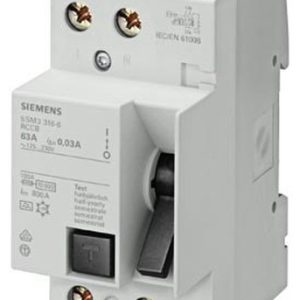 INTERRUPTOR DIFERENCIAL 70 CLASE-AC 2,5 MODULOS 2 POLOS 63A 300mA