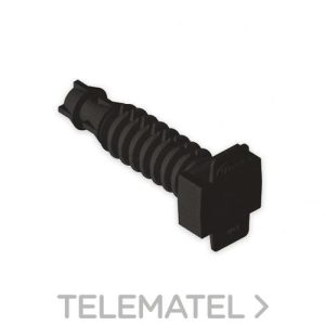 Taco presión U63X diámetro 8mm poliamida 6 negro 100  unidades