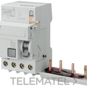 Bloque diferencial automático 5SL4 clase -A 0,3-40A 4 polos 30mA