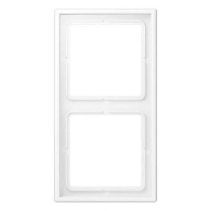 Marco doble 81x152mm LS 990 lacado mate blanco alpino mate para montaje horizontal o vertical